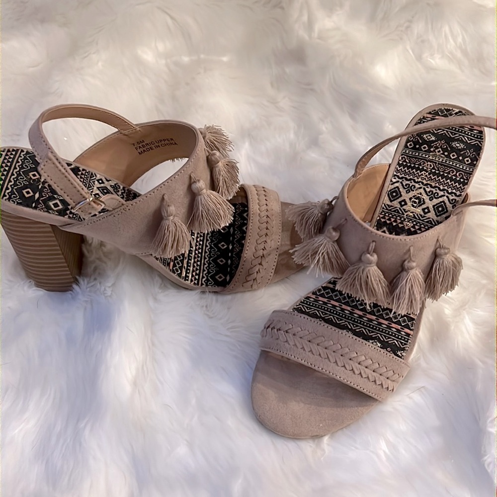 Altar’d State Heels With Tassels